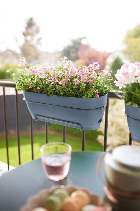 vibia campana balkonbak 70cm vintage blauw